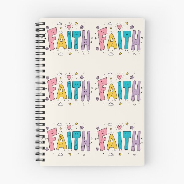 Item preview, Faith Cute Smiley Letters Vintage Inspirational designed and sold by Rosie's Wildflower Boutique.