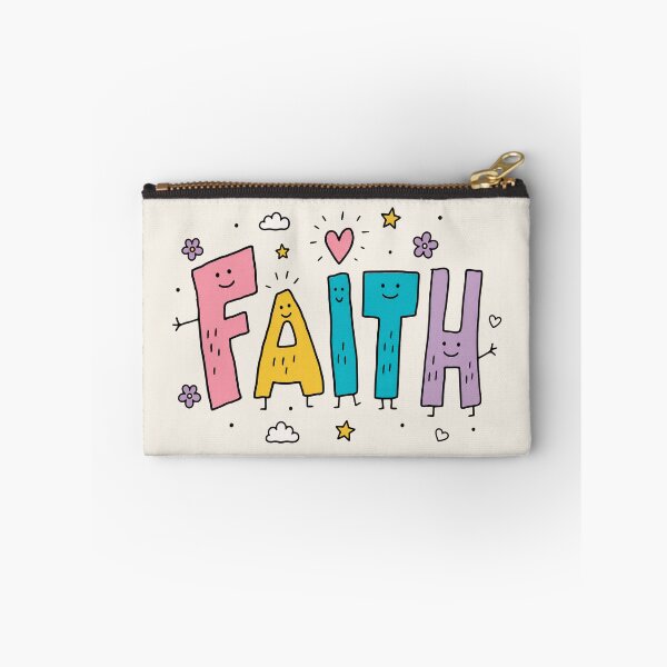 Item preview, Faith Cute Smiley Letters Vintage Inspirational designed and sold by Rosie's Wildflower Boutique.