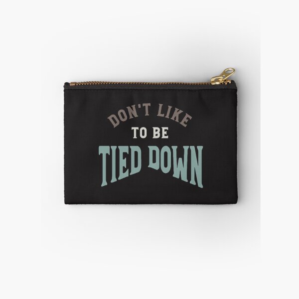 Item preview, Rodeo Pun Design Featuring 'Don't Like to Be Tied Down' Phrase with Western Theme designed and sold by AKIBAJARA.