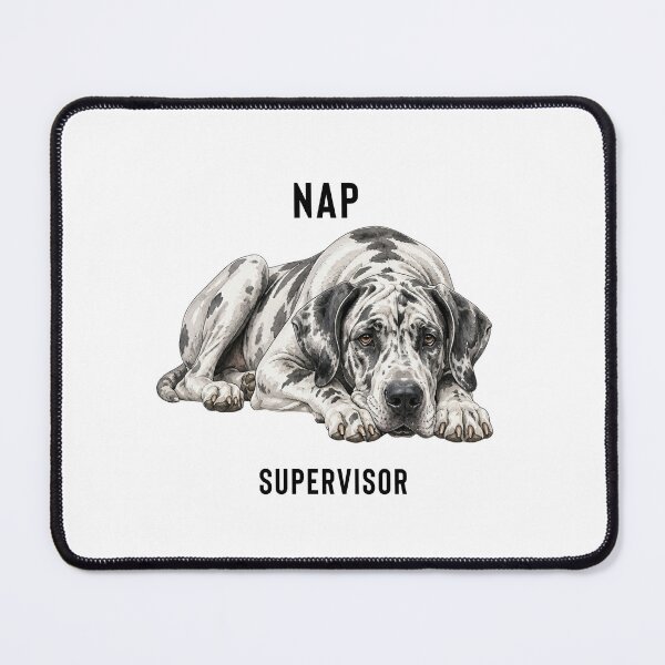 Item preview, Nap Supervisor Great Dane | Dog Lover Gift designed and sold by PAPIRO SIGLO XXI.