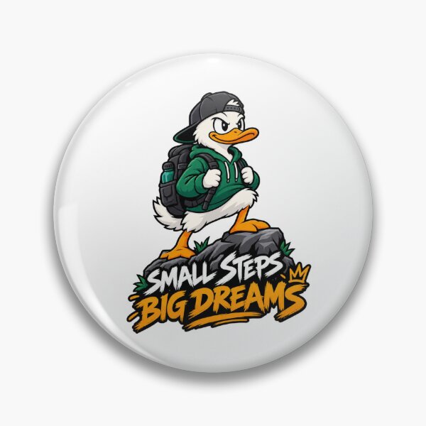 Item preview, Small Steps Big Dreams Motivational Duck designed and sold by Radson.