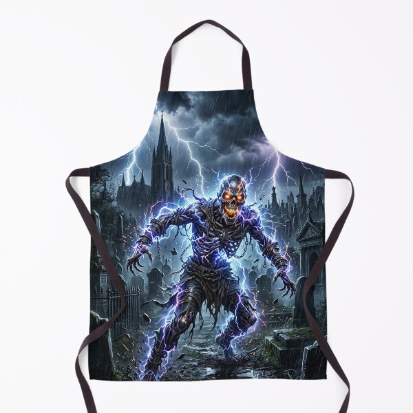 Item preview, Electrified Ghoul - Gothic Graveyard Art designed and sold by Lucid Dream Pixel.