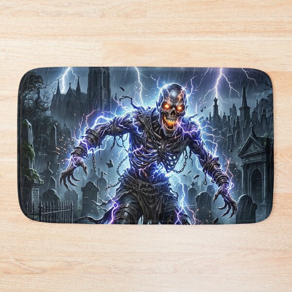 Item preview, Electrified Ghoul - Gothic Graveyard Art designed and sold by Lucid Dream Pixel.