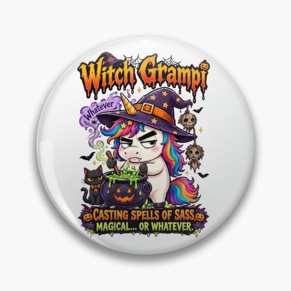 Item preview, Witch Grampi Casting Spells Of Sass Funny Halloween designed and sold by Sitred123.