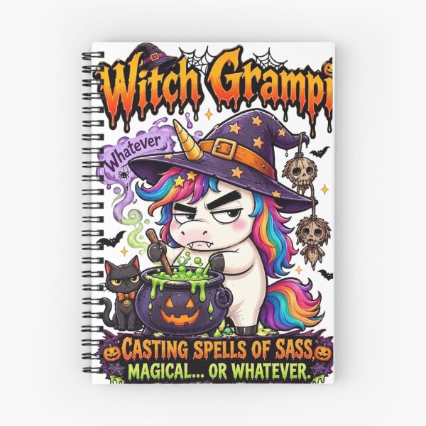 Item preview, Witch Grampi Casting Spells Of Sass Funny Halloween designed and sold by Sitred123.