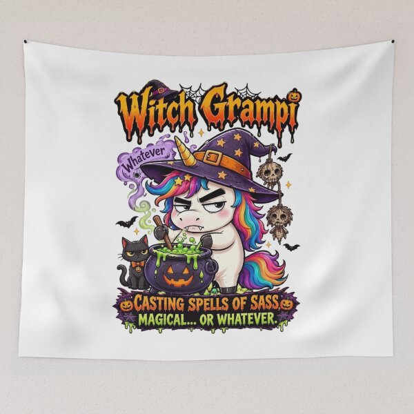 Item preview, Witch Grampi Casting Spells Of Sass Funny Halloween designed and sold by Sitred123.