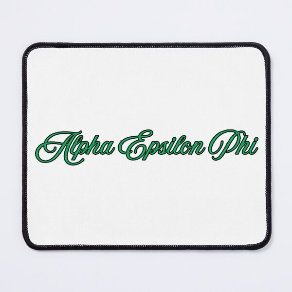 Item preview, Alpha Epsilon Phi Green Script designed and sold by alexkazz.