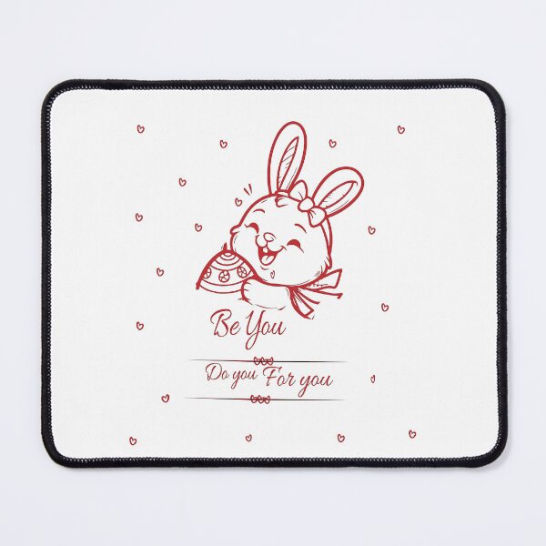 Item preview, Be You Do You For You – Cute Bunny Easter Egg Typography Art designed and sold by Carftora786.