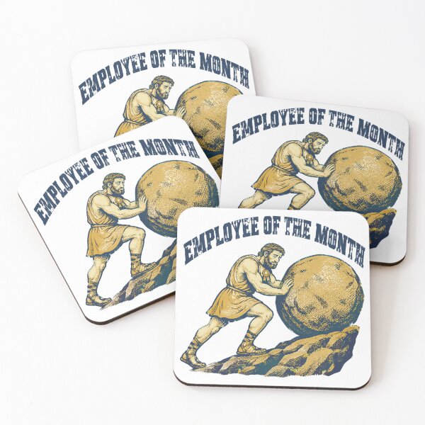 Item preview, Mythic Sisyphus From Ancient Greece Employee of the Month Sarcastic designed and sold by Lolik Designs.