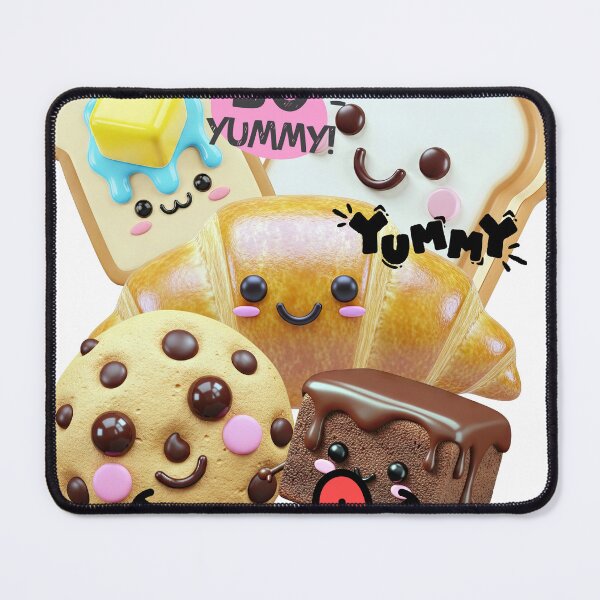 Item preview, Cute Kawaii Sweet Treats – Adorable Dessert Characters designed and sold by GoldenSparkleShop.