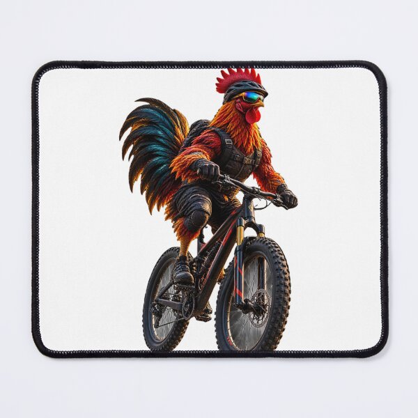 Item preview, Rooster Mountain Biker – Funny Chicken Cycling Extreme Sports designed and sold by FXFandomFactory.