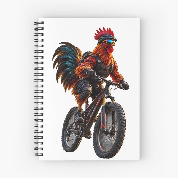 Item preview, Rooster Mountain Biker – Funny Chicken Cycling Extreme Sports designed and sold by FXFandomFactory.