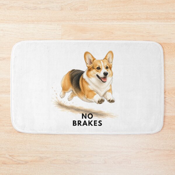 Item preview, No Brakes Corgi Dog | Cute Pembroke Welsh Corgi designed and sold by PAPIRO SIGLO XXI.