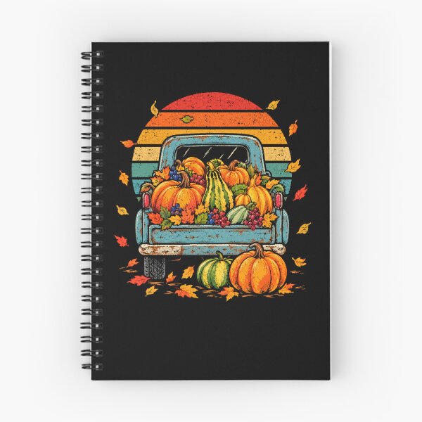 Item preview, Retro Autumn Pumpkin Harvest Vintage Pickup Truck  designed and sold by Moizento.