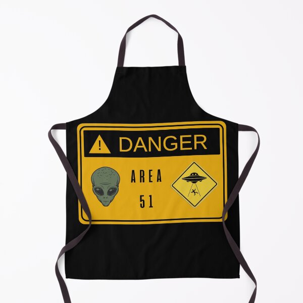 Item preview, Danger Area 51 Warning Sign Alien Abduction Graphic designed and sold by DonaFada.