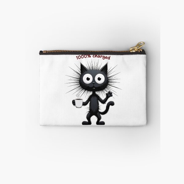 Item preview, 1000% Charged Cat With Spiky Electrified Fur designed and sold by mimikaka.