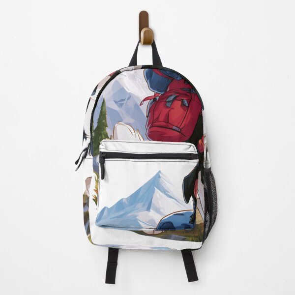 Item preview, Cute Border Collie Hiking Dog Mountain Adventure designed and sold by NicolasGlowArt.