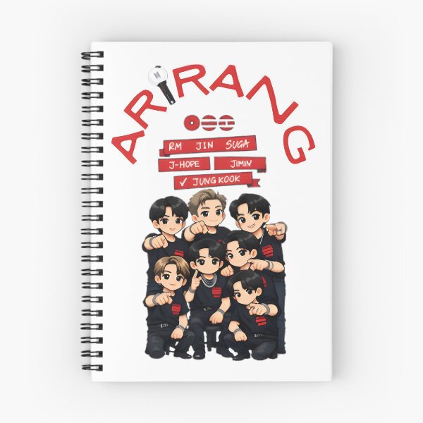 Item preview, Cute BTS Arirang Chibi Art Illustration for Fans and Collectors designed and sold by art 4LIFE.