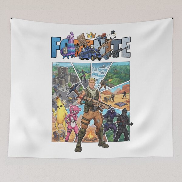 Item preview, Fortnite Battle Royale Victory Squad World Poster designed and sold by Alaric4you.