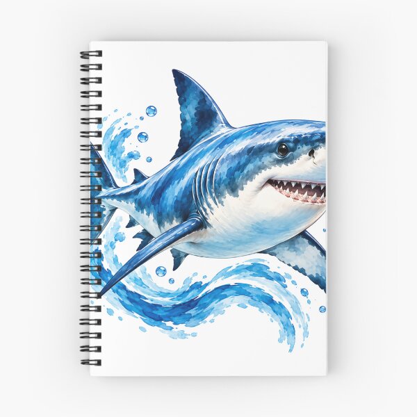 Item preview, Watercolor Shark | Shark Lover | Ocean Wildlife | Marine Life | Great White Shark | Ocean Lover | Shark Illustration | Sea Life designed and sold by TeeVerse27.