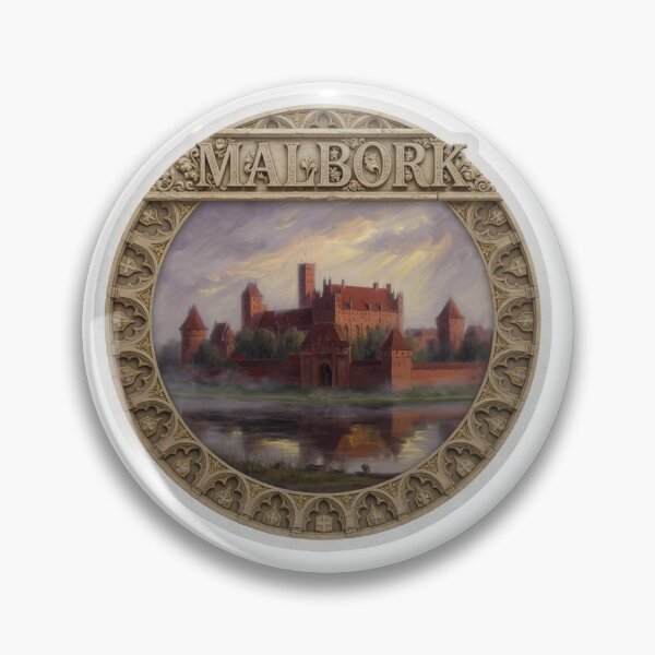 Item preview, Malbork Castle Poland Sticker designed and sold by Imaginarium of Chaos falcon88 .