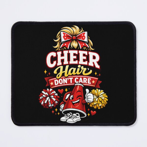 Item preview, Cheer Hair Don't Care – Funny Cheerleading Pom Pom designed and sold by SidTastic .