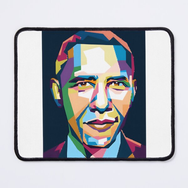 Item preview, Abstract WPAP Style Portrait of Barack Obama in Vibrant Geometric Colors designed and sold by The Statement Lab.