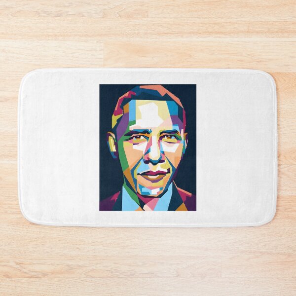 Item preview, Abstract WPAP Style Portrait of Barack Obama in Vibrant Geometric Colors designed and sold by The Statement Lab.