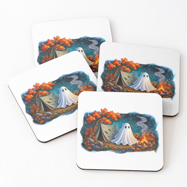Item preview, Ghostly Campfire Halloween Camping Adventure designed and sold by BullBooy.