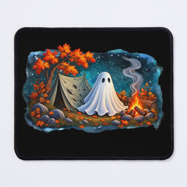 Item preview, Ghostly Campfire Halloween Camping Adventure designed and sold by BullBooy.