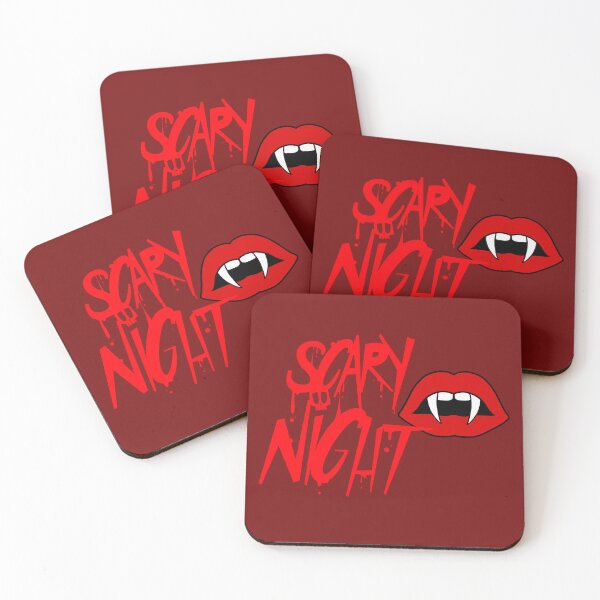 Item preview, Scary Night Bloody Text Vampire Lips Halloween designed and sold by SolutionsArt.