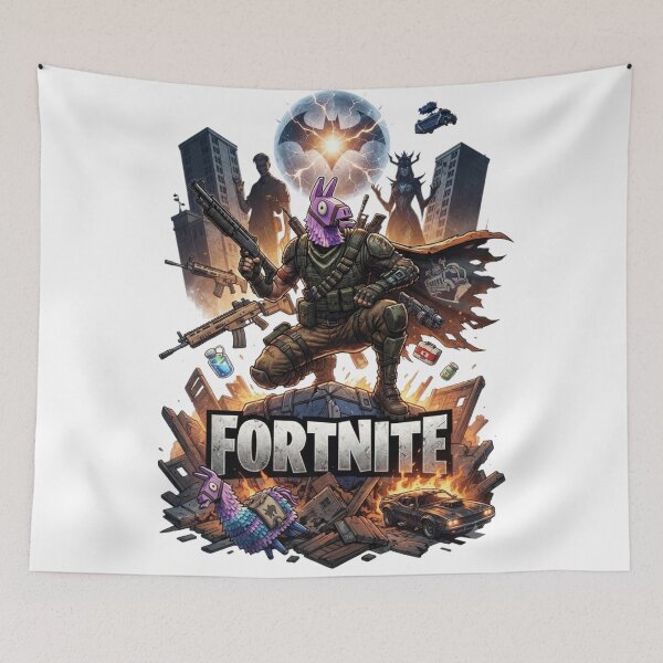 Item preview, Fortnite Dark Llama Knight Battle Royale Poster designed and sold by Alaric4you.