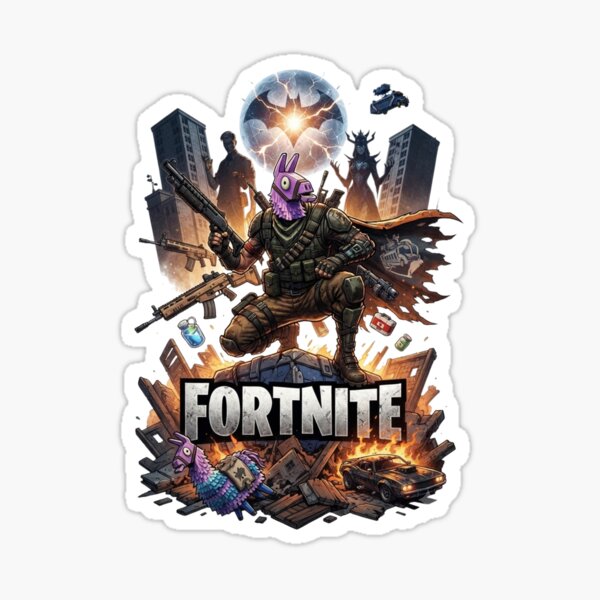 Item preview, Fortnite Dark Llama Knight Battle Royale Poster designed and sold by Alaric4you.