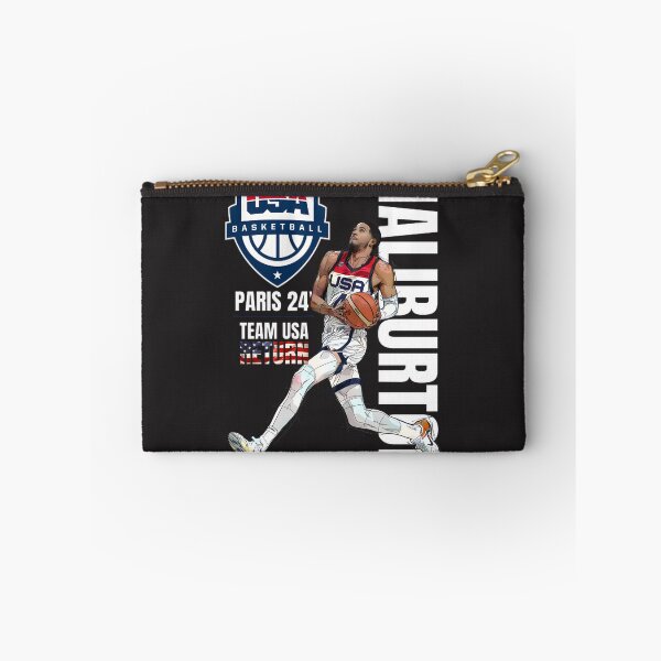 Item preview, Paris Olympics USA Basketball Cartoon Featuring Tyrese Haliburton Illustration designed and sold by Bouazzaoui.