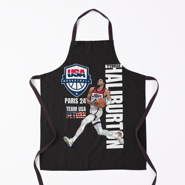 Item preview, Paris Olympics USA Basketball Cartoon Featuring Tyrese Haliburton Illustration designed and sold by Bouazzaoui.