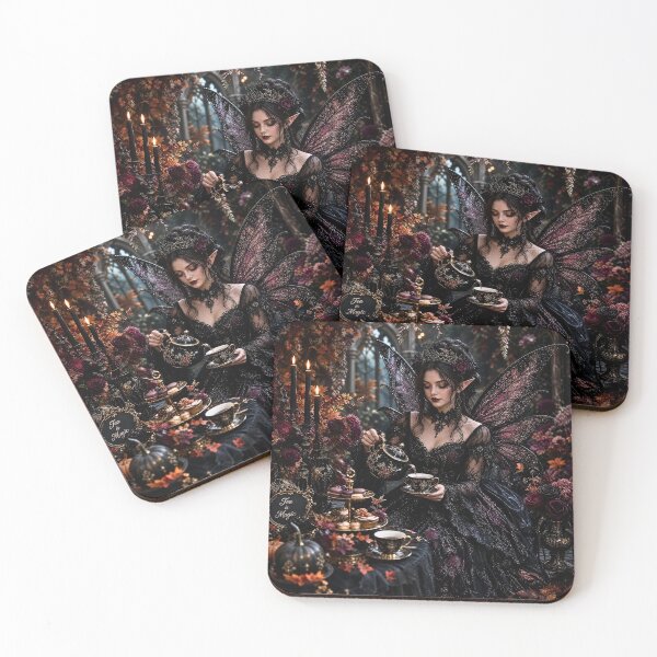 Item preview, Gothic Tea Fairy Autumn Enchantment designed and sold by Storybook Botanica.