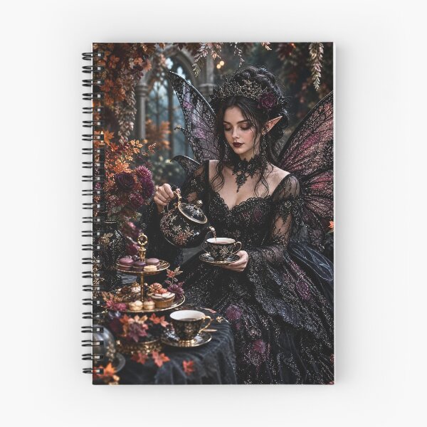 Item preview, Gothic Tea Fairy Autumn Enchantment designed and sold by Storybook Botanica.