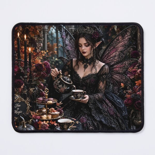 Item preview, Gothic Tea Fairy Autumn Enchantment designed and sold by Storybook Botanica.
