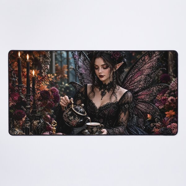 Item preview, Gothic Tea Fairy Autumn Enchantment designed and sold by Storybook Botanica.