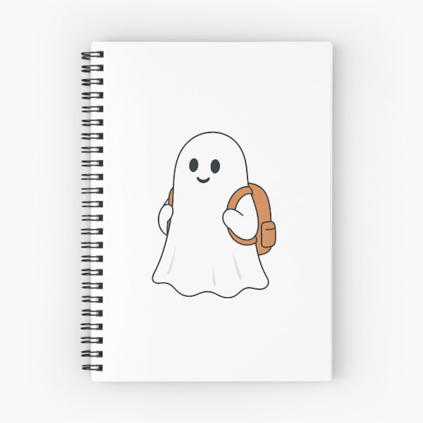 Item preview, Cute Ghost Going to School designed and sold by Inka Moon Design.