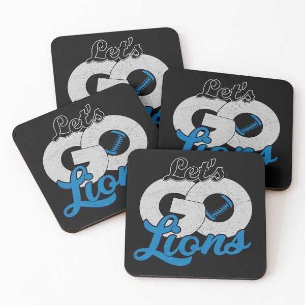Item preview, Vintage Let's Go Lions Distressed Football Sports Team Spirit designed and sold by RockTheFeal.