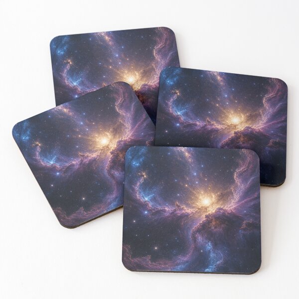 Item preview, Stellar Genesis – Golden Stellar Birth Nebula designed and sold by OandSDesigns23.