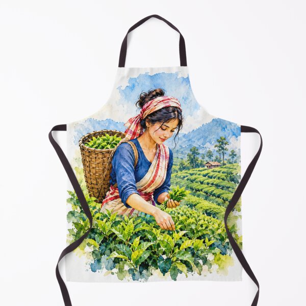 Item preview, Indian tea plucking designed and sold by urbanshop7.