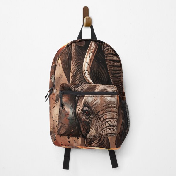 Item preview, Charging Elephant - Epic Wildlife Art designed and sold by Lucid Dream Pixel.