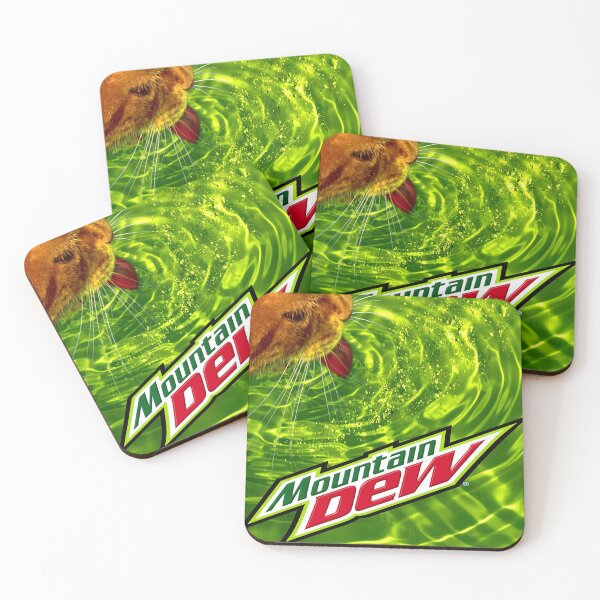 Item preview, Y2K Gamer Cat Mountain Dew Liquid Weirdcore designed and sold by NostalgiaOS.