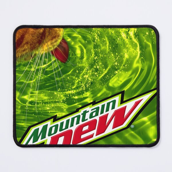 Item preview, Y2K Gamer Cat Mountain Dew Liquid Weirdcore designed and sold by NostalgiaOS.