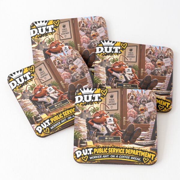 Item preview, Funny Worker Ant On a Coffee Break – D.U.T. designed and sold by EwelinaBa.