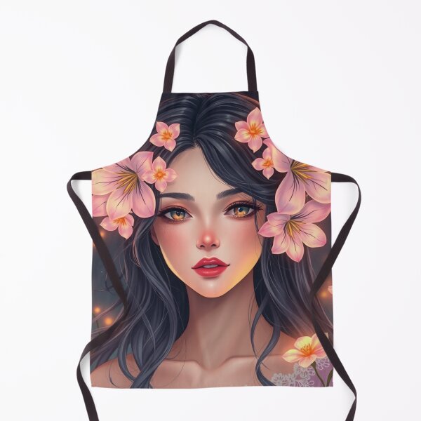 Item preview, Beautiful Woman with Flowers in Hair designed and sold by GenesisArtis.