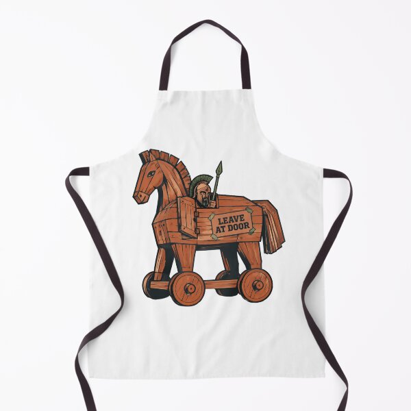 Item preview, Trojan Horse Leave at Door Ancient Greece Funny Design designed and sold by Lolik Designs.