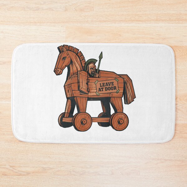 Item preview, Trojan Horse Leave at Door Ancient Greece Funny Design designed and sold by Lolik Designs.